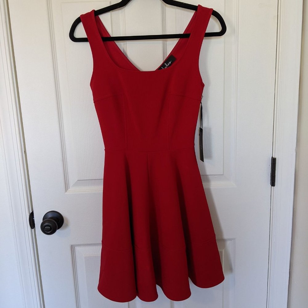 Fun red lulus dress!